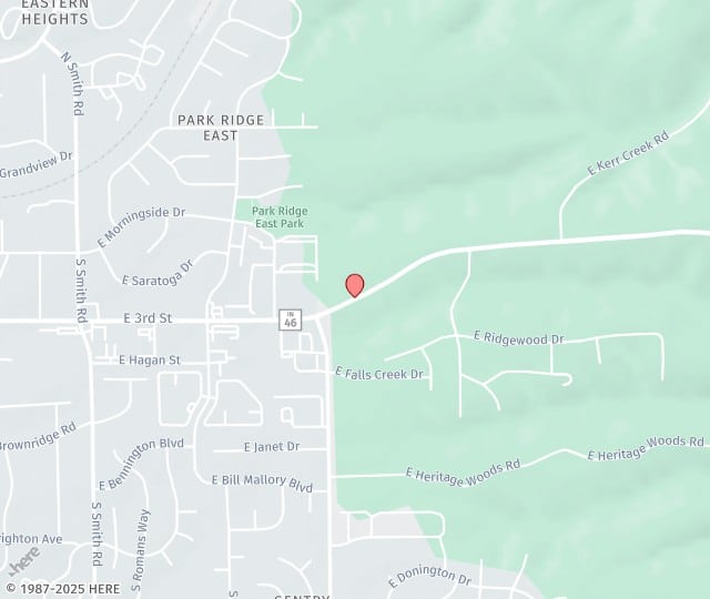 Location Map: 4712 East State Road 46 Bloomington, IN 47401
